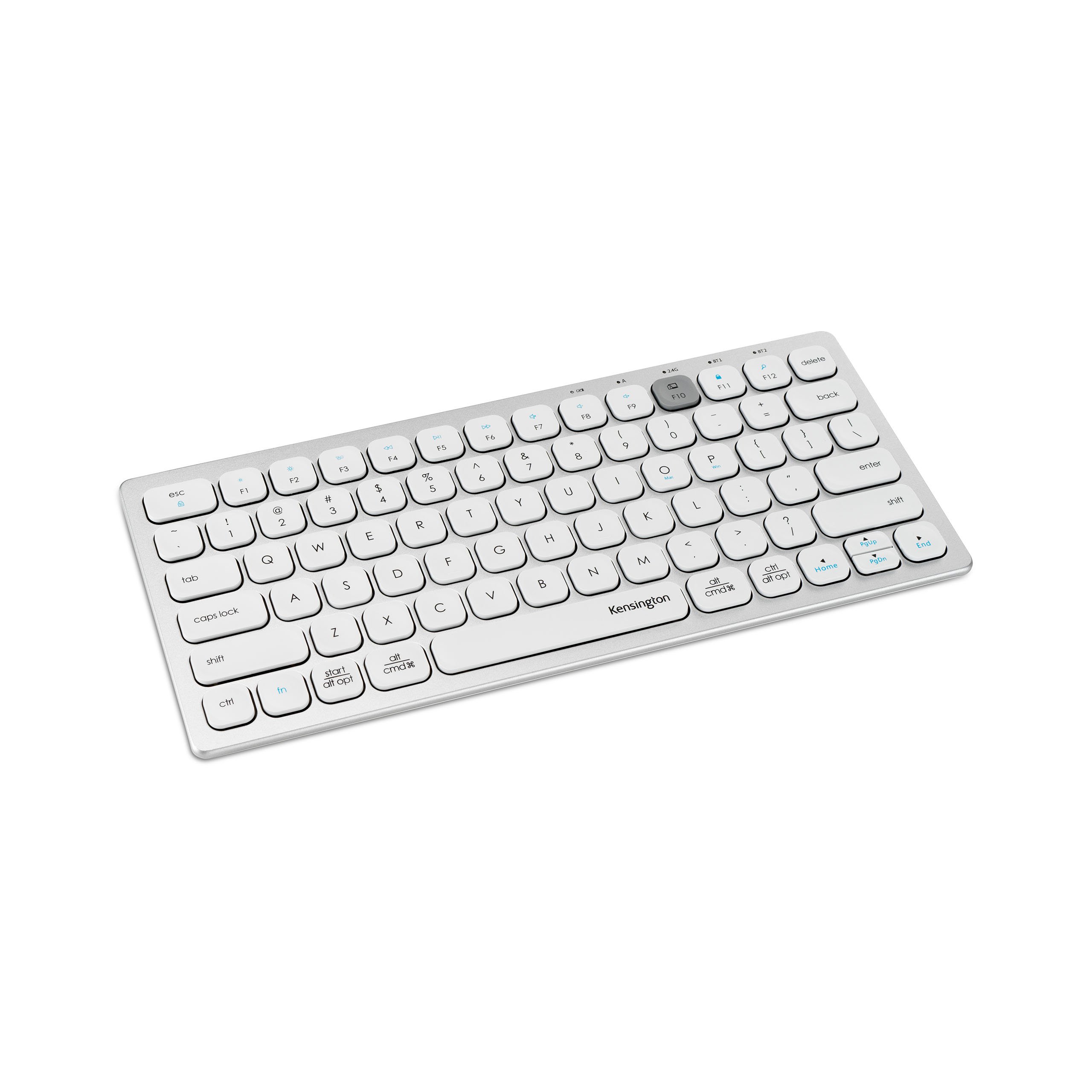 TECLADO UNIVERSAL INALÁMBRICO KENSINGTON COMPACTO 3 CONEXIONES BLANCO K75504ES - 2