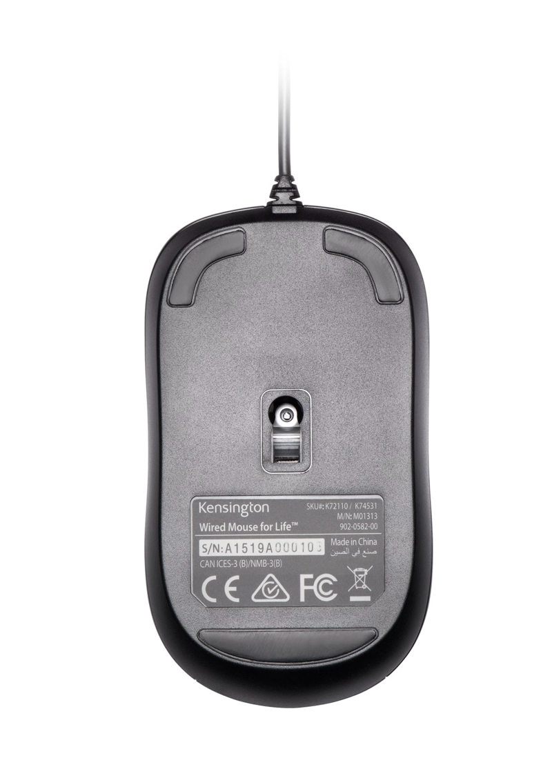 MOUSE KENSINGTON FOR LIFE 3 BOTONES USB NEGRO - 2