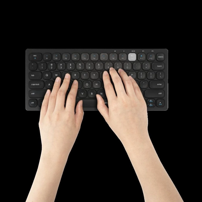 TECLADO UNIVERSAL INALÁMBRICO KENSINGTON BLUETOOTH COMPACTO 3 CONEXIONES NEGRO - 2