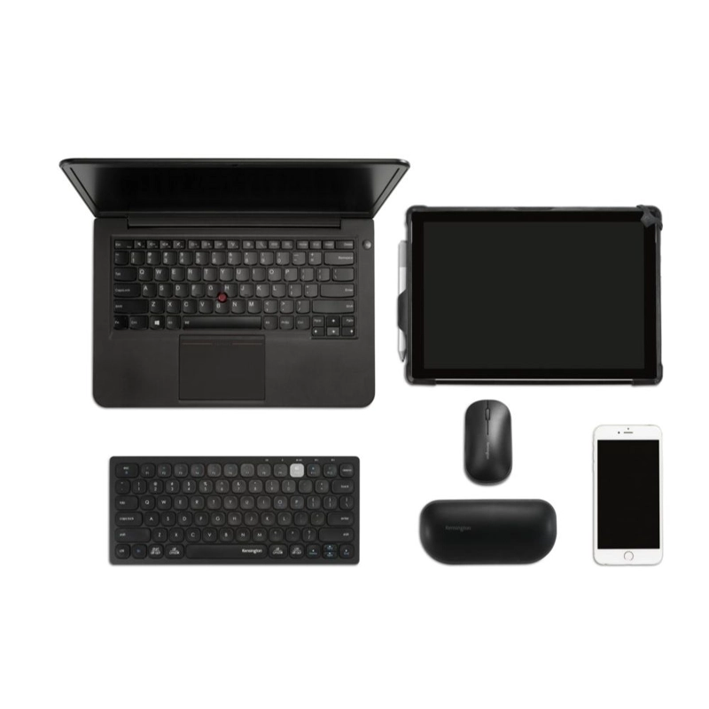TECLADO UNIVERSAL INALÁMBRICO KENSINGTON BLUETOOTH COMPACTO 3 CONEXIONES NEGRO - 6