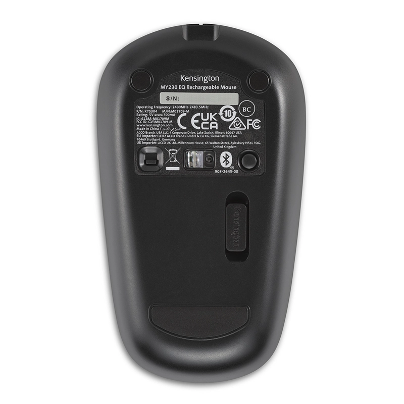 MOUSE INALAMBRICO KENSINGTON BLUETOOTH RECARGABLE MY230 EQ - 7