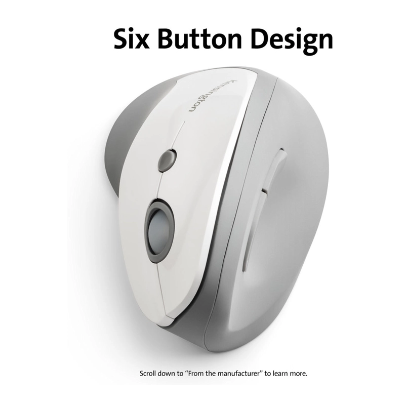 MOUSE INALAMBRICO KENSINGTON VERTICAL PRO FIT - 8