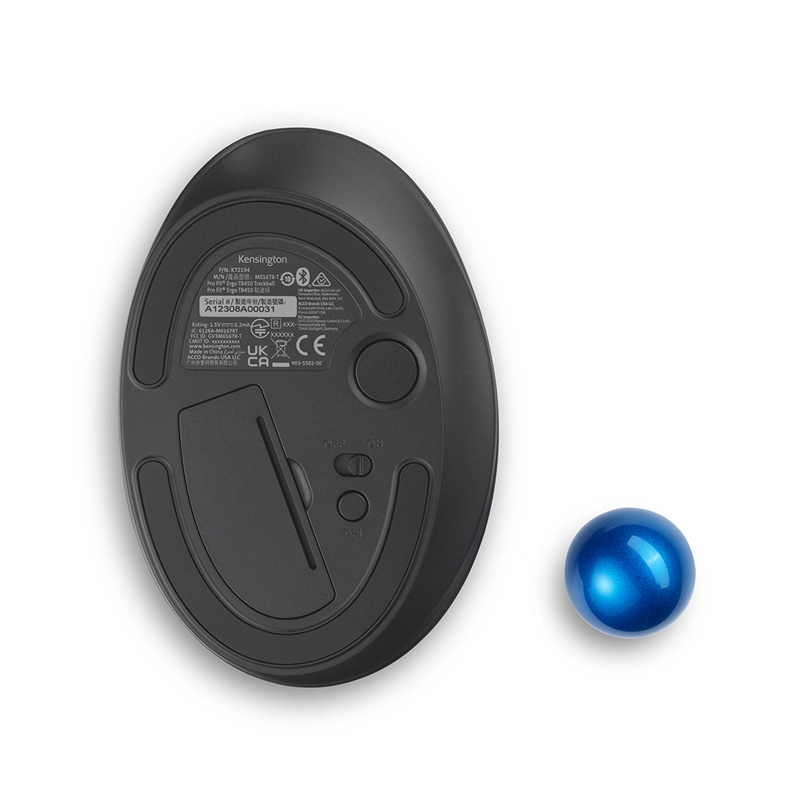 MOUSE INALAMBRICO KENSINGTON TRACKBALL BLUETOOTH TB450 - 6