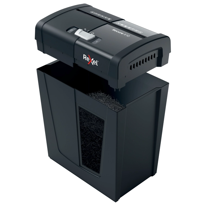 TRITURADORA DE PAPEL REXEL SECURE X10 P4 10 HOJAS - 4
