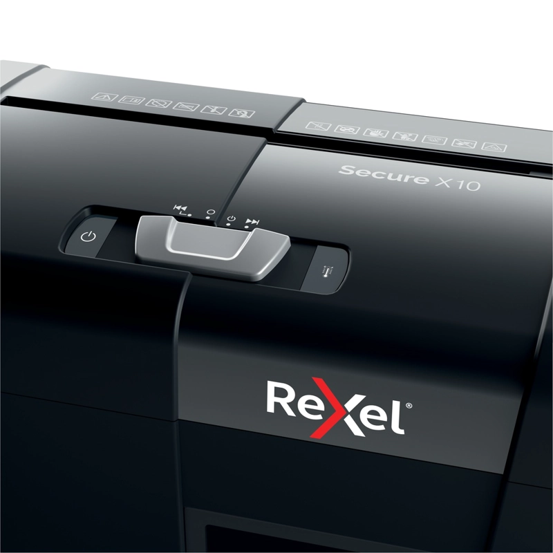 TRITURADORA DE PAPEL REXEL SECURE X10 P4 10 HOJAS - 5