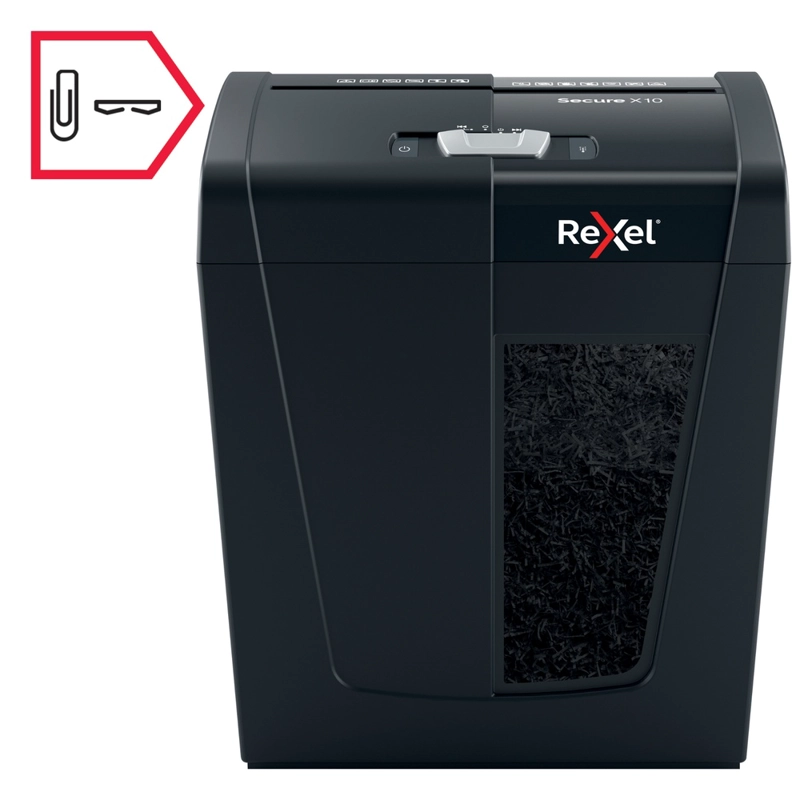 TRITURADORA DE PAPEL REXEL SECURE X10 P4 10 HOJAS - 6
