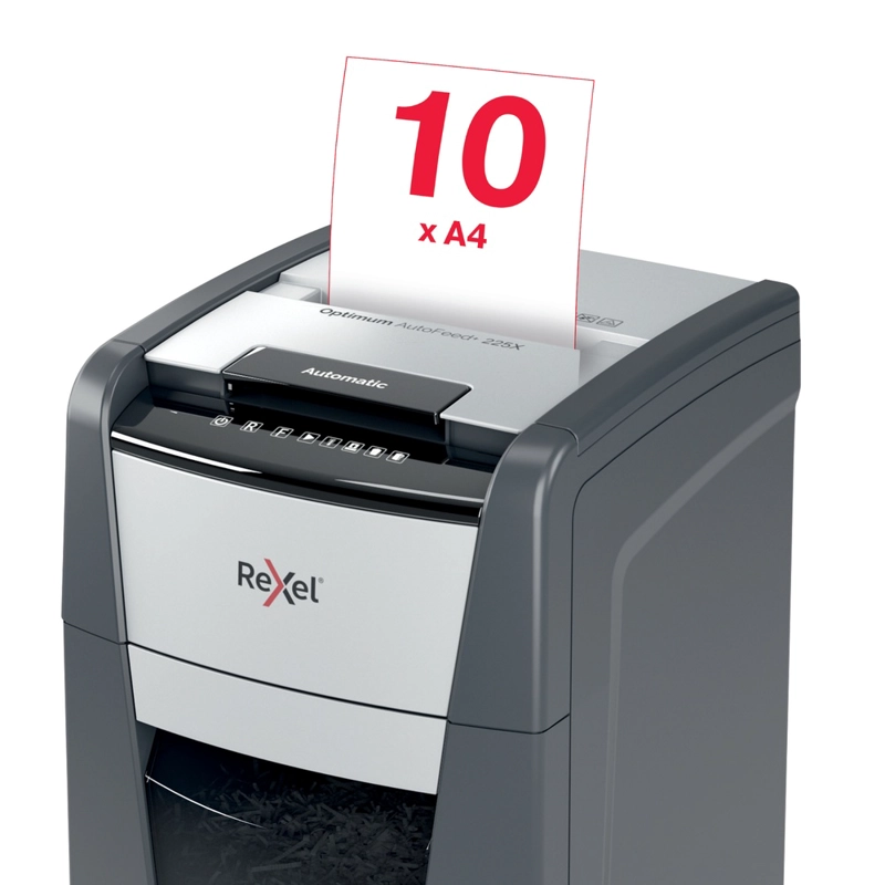 TRITURADORA DE PAPEL REXEL OPTIMUM AUTO+ 225X P4 225 HOJAS - 8