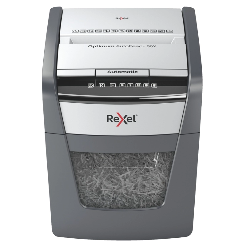 TRITURADORA DE PAPEL REXEL OPTIMUM AUTO+ 50X P4 50 HOJAS