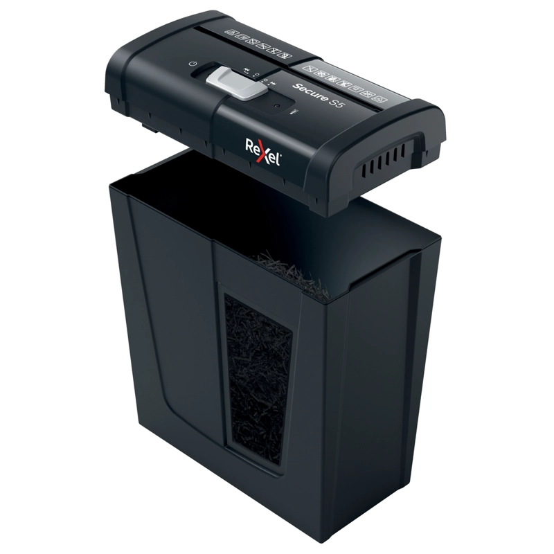 TRITURADORA DE PAPEL REXEL SECURE S5 P2 5 HOJAS - 3