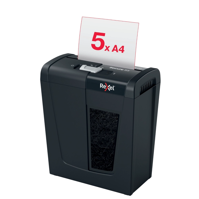 TRITURADORA DE PAPEL REXEL SECURE S5 P2 5 HOJAS - 6