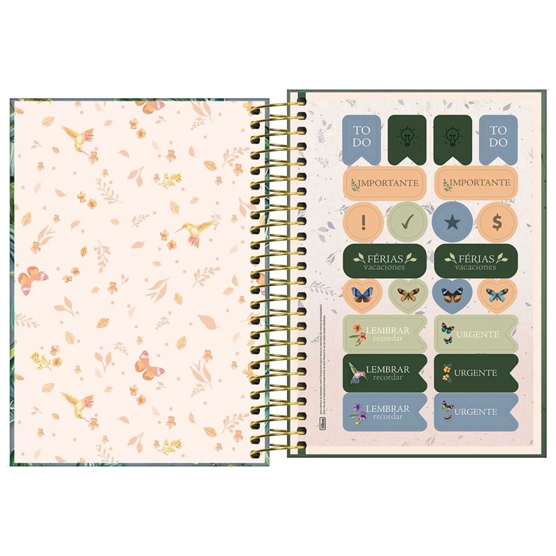 AGENDA ESPIRAL TILIBRA NATURALIS DIARIA M5 2027 CELESTE - 2