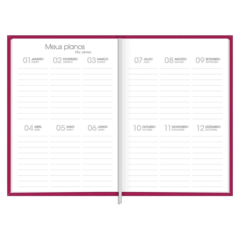 PLANNER EJECUTIVO TILIBRA COSIDO LUME M5 2027 AZUL - 2