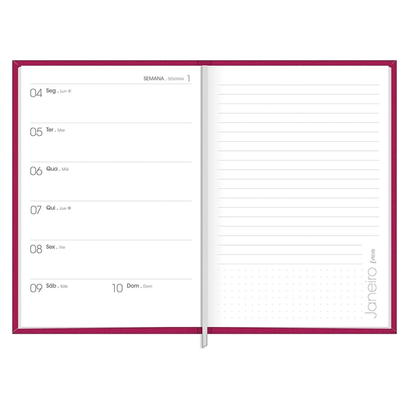 PLANNER EJECUTIVO TILIBRA COSIDO LUME M5 2027 AZUL - 4