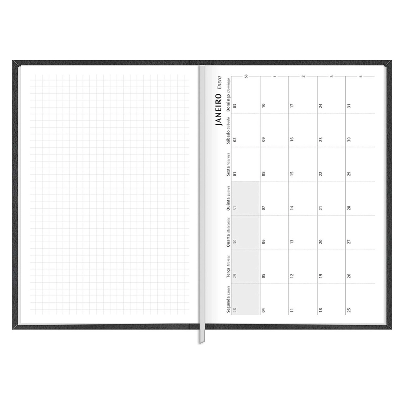 AGENDA EJECUTIVA TILIBRA COSIDA DIARIA TORINO M5 2027 NEGRO - 3