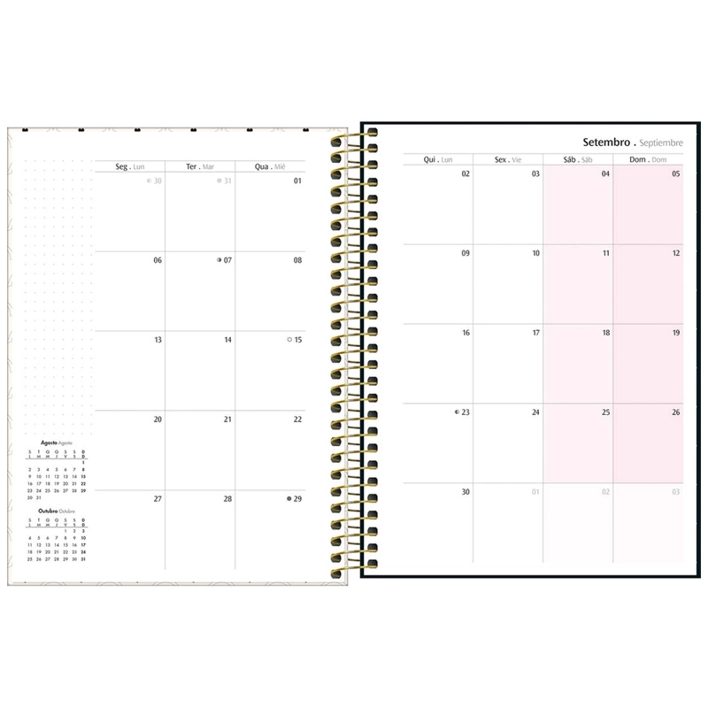 PLANNER ESPIRAL TILIBRA WETS VILLAGE M7 2027 CORAZONES - 4
