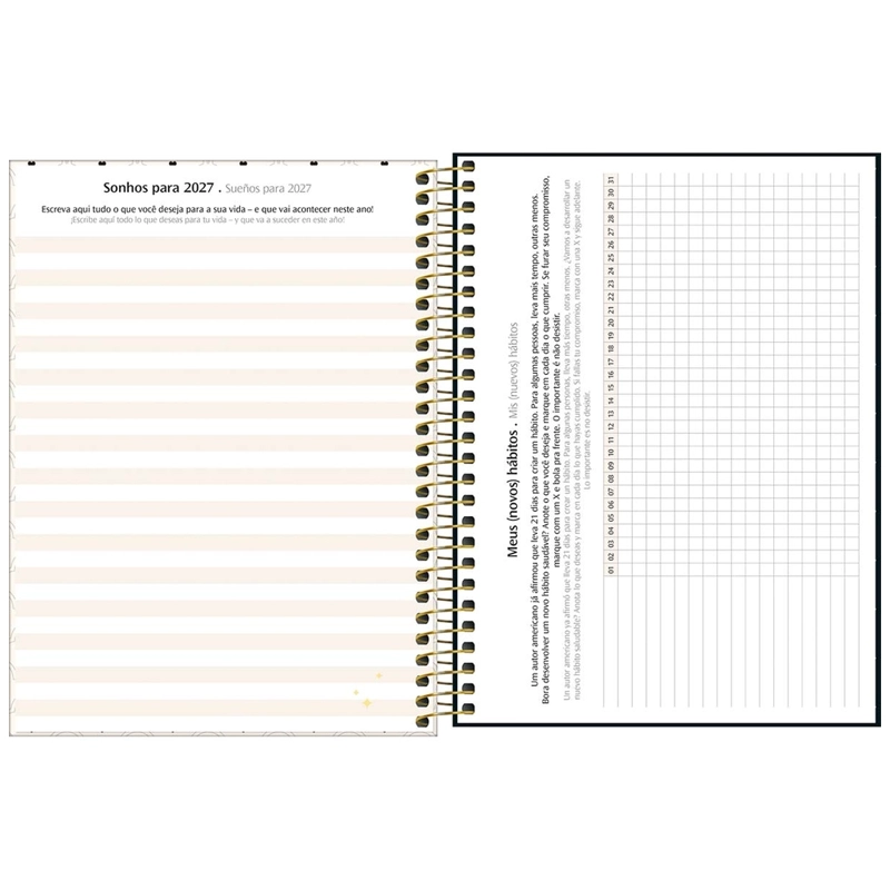 PLANNER ESPIRAL TILIBRA WETS VILLAGE M7 2027 CORAZONES - 5