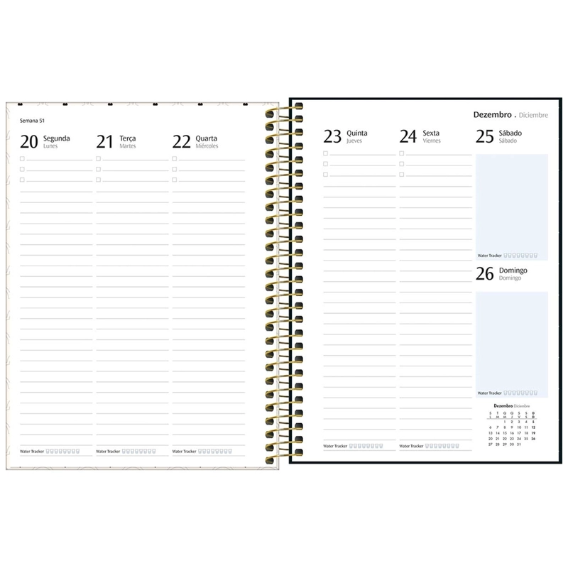 PLANNER ESPIRAL TILIBRA WETS VILLAGE M7 2027 CORAZONES - 9