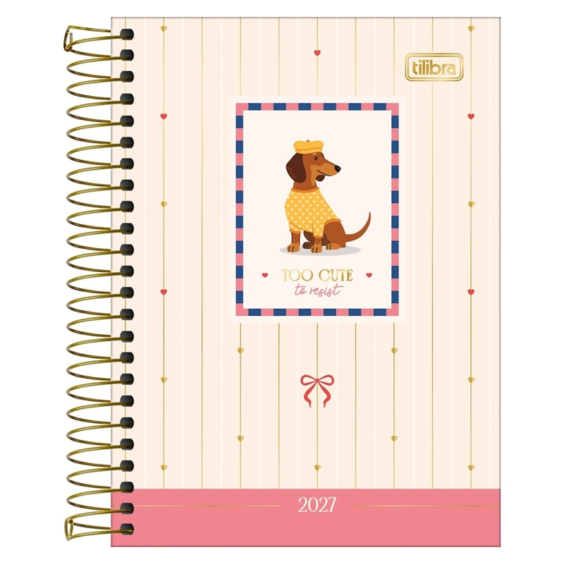 AGENDA ESPIRAL TILIBRA BOWNIE M3 2027 SALCHICA - 1