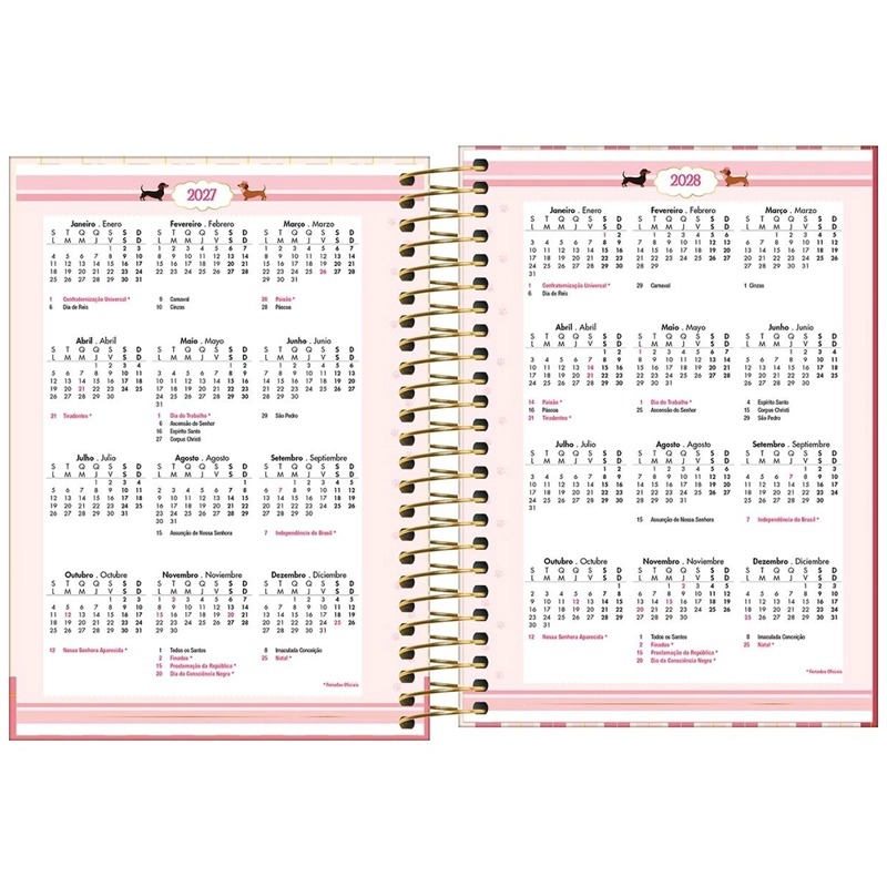 AGENDA ESPIRAL TILIBRA BOWNIE M3 2027 SALCHICA - 3