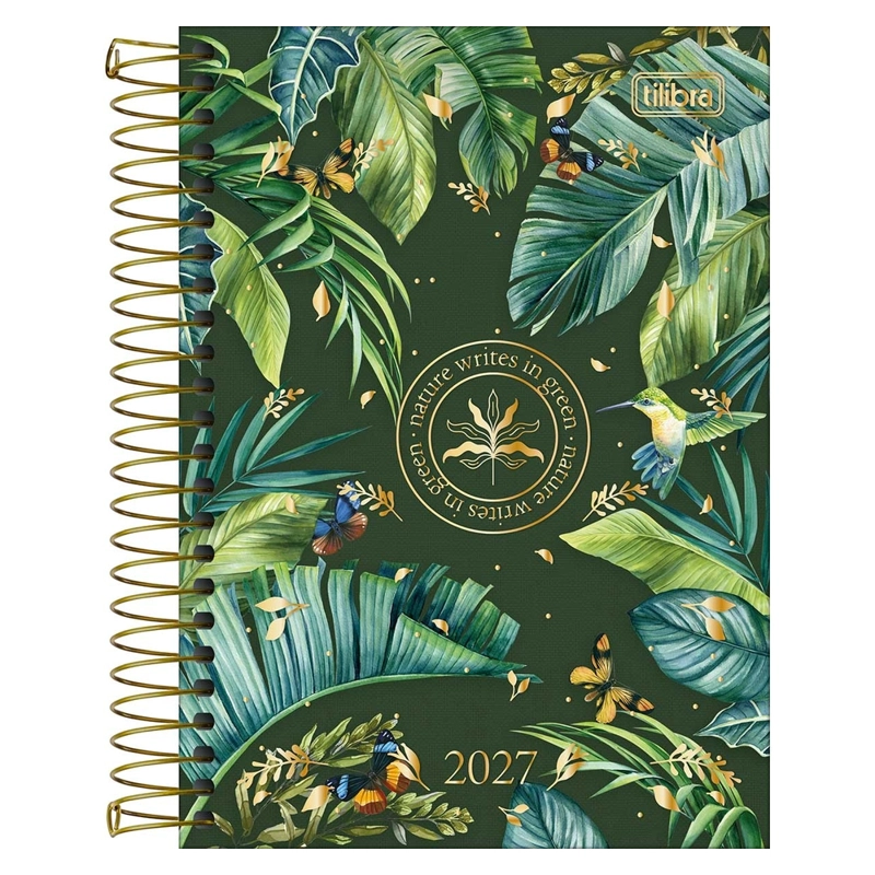AGENDA ESPIRAL TILIBRA NATURALIS DIARIA M5 2027 AZUL - 1