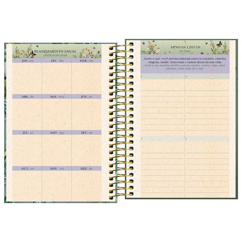 AGENDA ESPIRAL TILIBRA NATURALIS DIARIA M5 2027 AZUL - 3