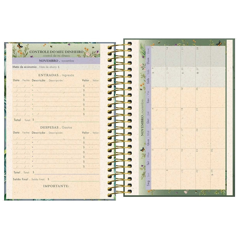 AGENDA ESPIRAL TILIBRA NATURALIS DIARIA M5 2027 AZUL - 4