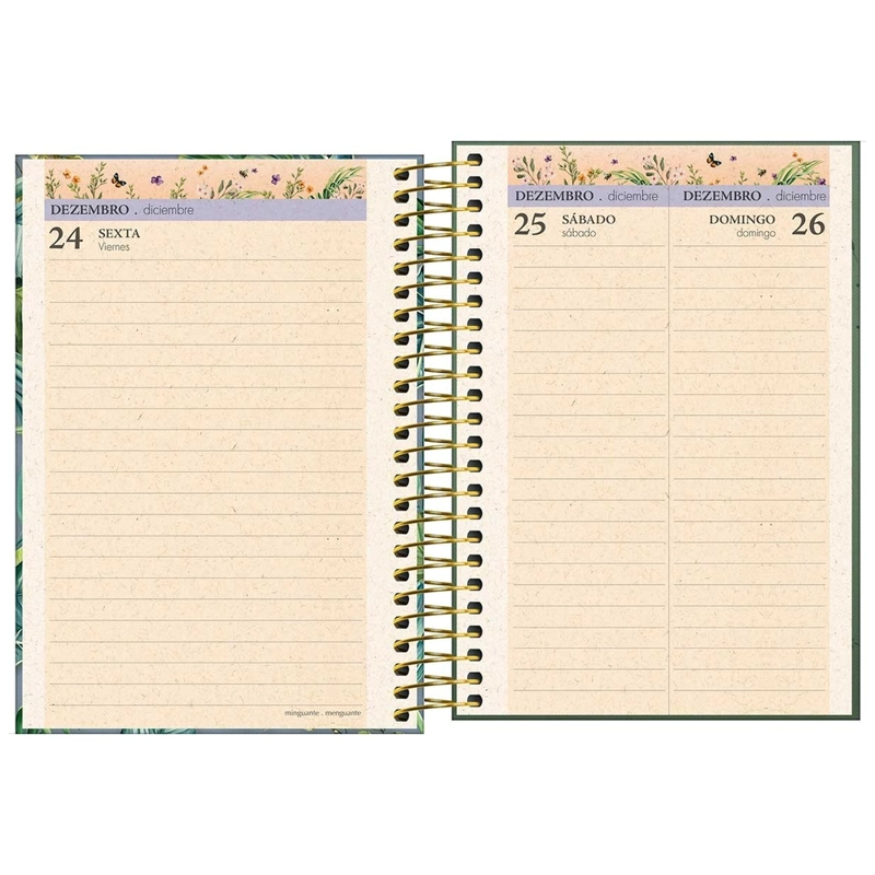 AGENDA ESPIRAL TILIBRA NATURALIS DIARIA M5 2027 AZUL - 7