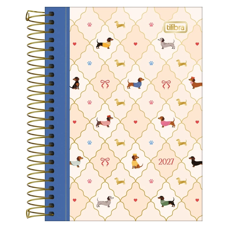 AGENDA ESPIRAL TILIBRA BOWNIE M3 2027 AZUL