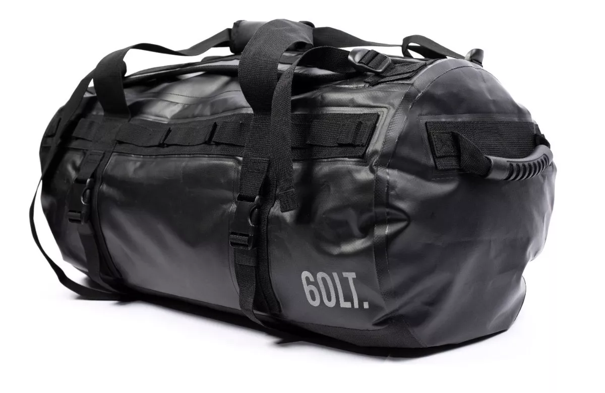BOLSO MOCHILA 60 LTS IMPERMEABLE CAMPING TREKKING DRYSAFE N - 1