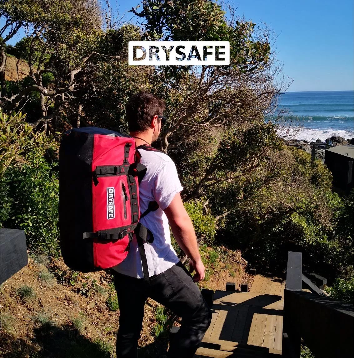 BOLSO MOCHILA 60 LTS IMPERMEABLE CAMPING TREKKING DRYSAFE N - 5
