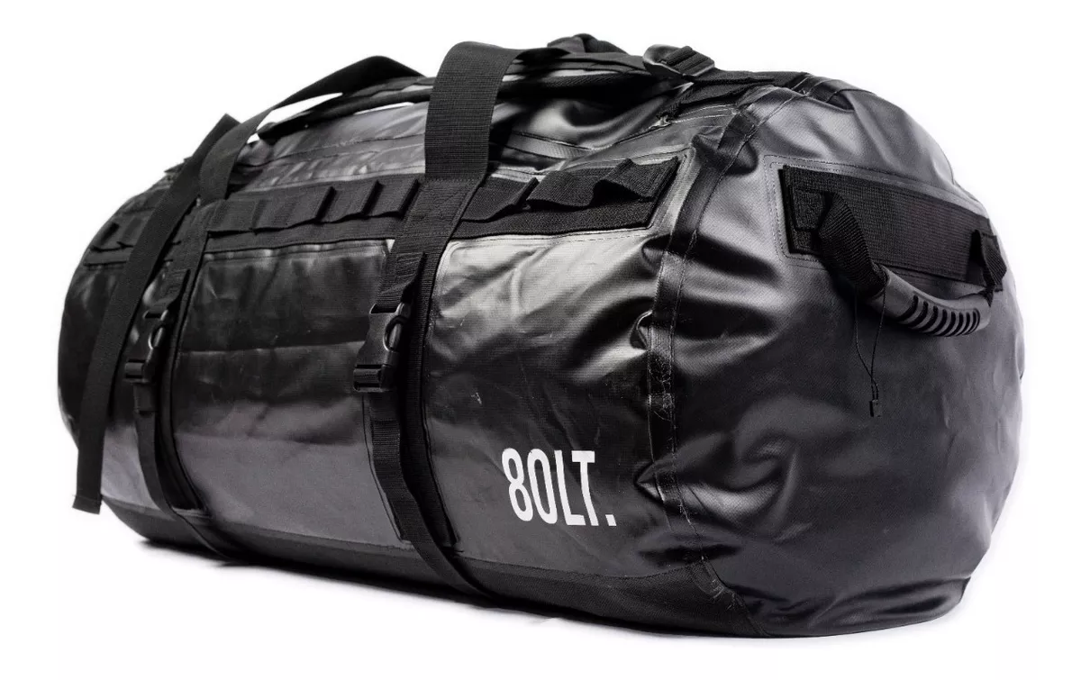 BOLSO MOCHILA 80 L IMPERMEABLE CAMPING TREKKING - DRYSAFE N - 3
