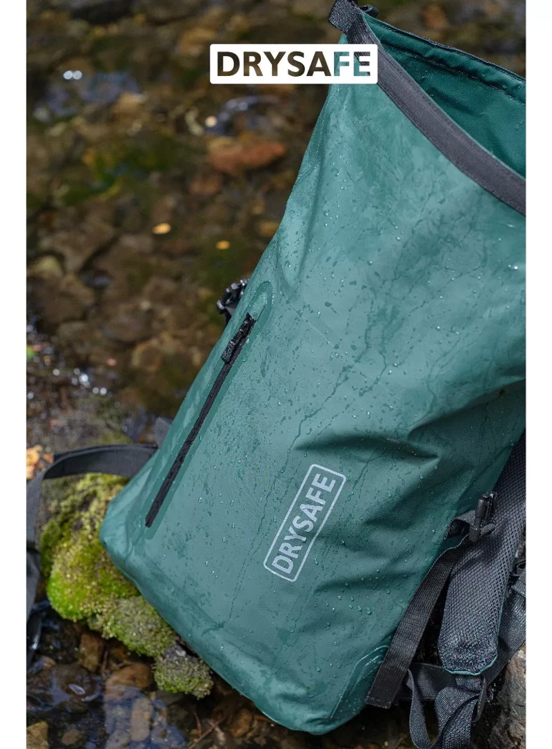 MOCHILA OUTDOOR 25 LTS WATERPROOF CON PORTA NOTEBOOK /LAPTOP COLOR VERDE - 4