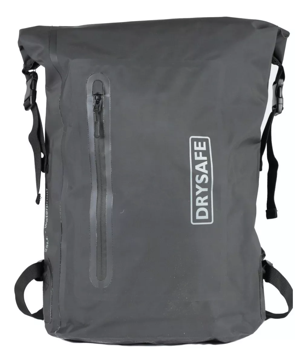 MOCHILA OUTDOOR 25 LT IMPERMEABLE CON PORTA LAPTOP/NOTEBOOK COLOR NEGRO - 2