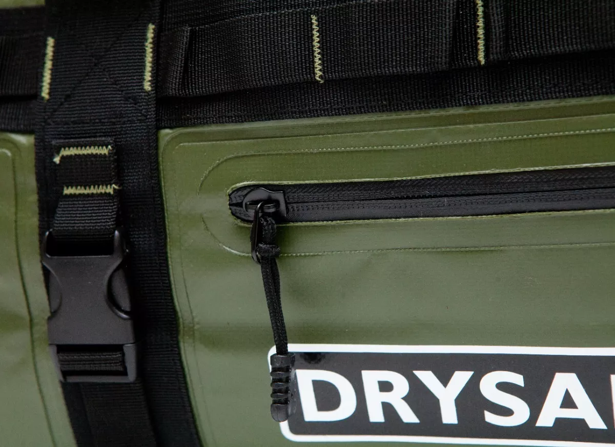 BOLSO DUFFEL 80L OUTDOOR TRACKING CAMPING WATERPROOF DRYSAFE COLOR VERDE - 5