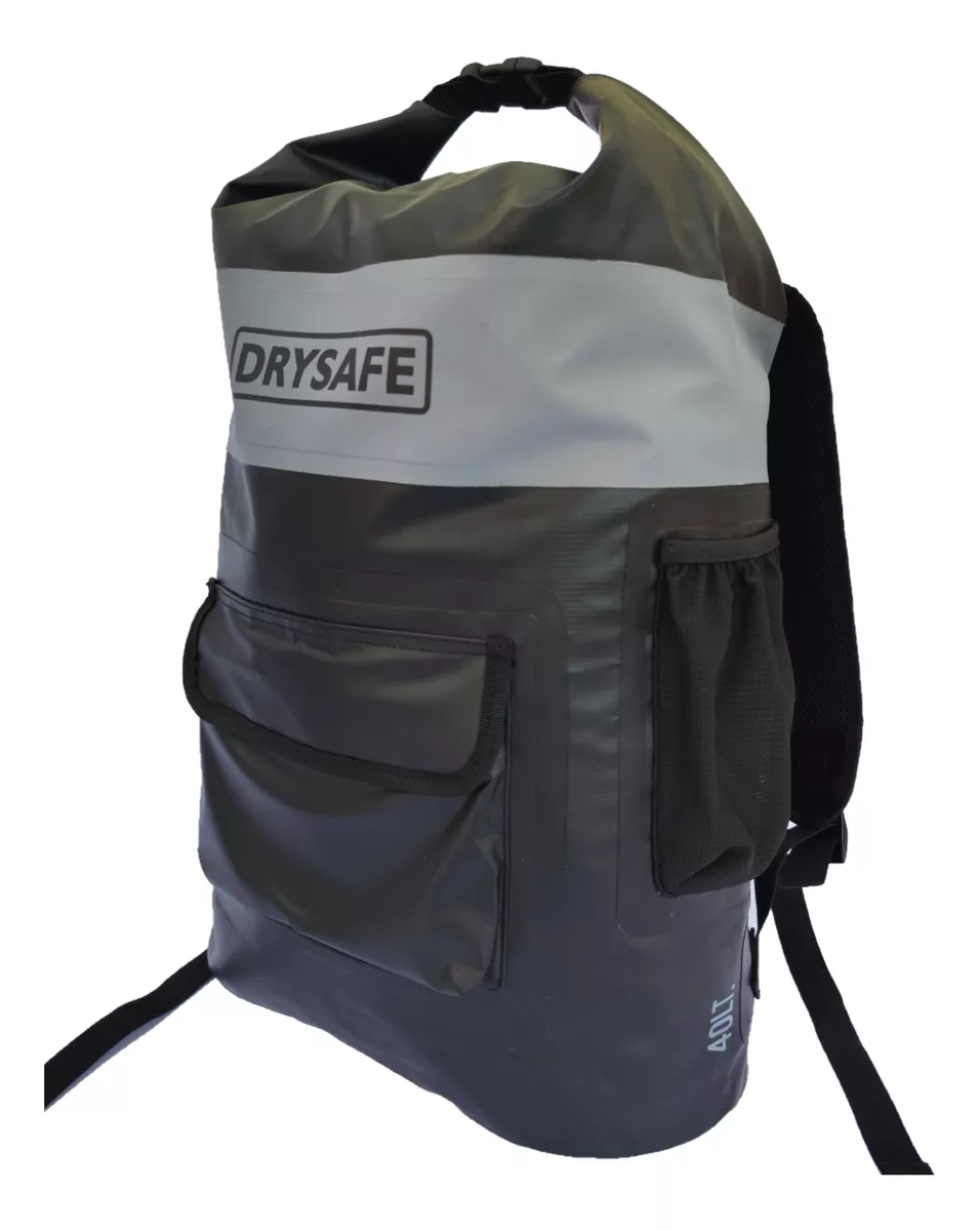 MOCHILA DRYSAFE ALEACIÓN IMPERMEABLE 40 LTS TRECKING OUTDOOR - 3