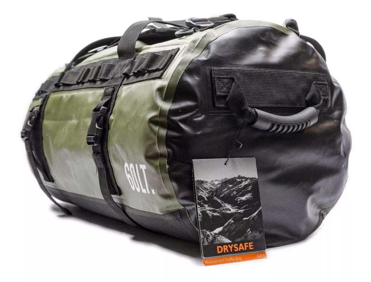 BOLSO MOCHILA 60 L IMPERMEABLE CAMPING TREKKING - DRYSAFE V - 3