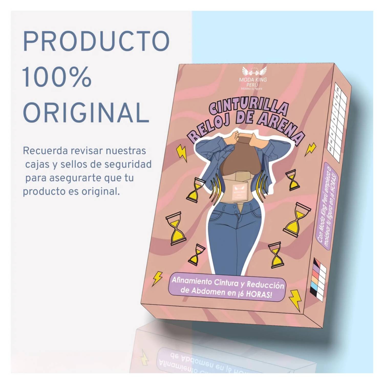 FAJA CINTURILLA MUJER ZAPATERÍA PASCALE MODA KING ORIGINAL RELOJ DE ARENA - 4