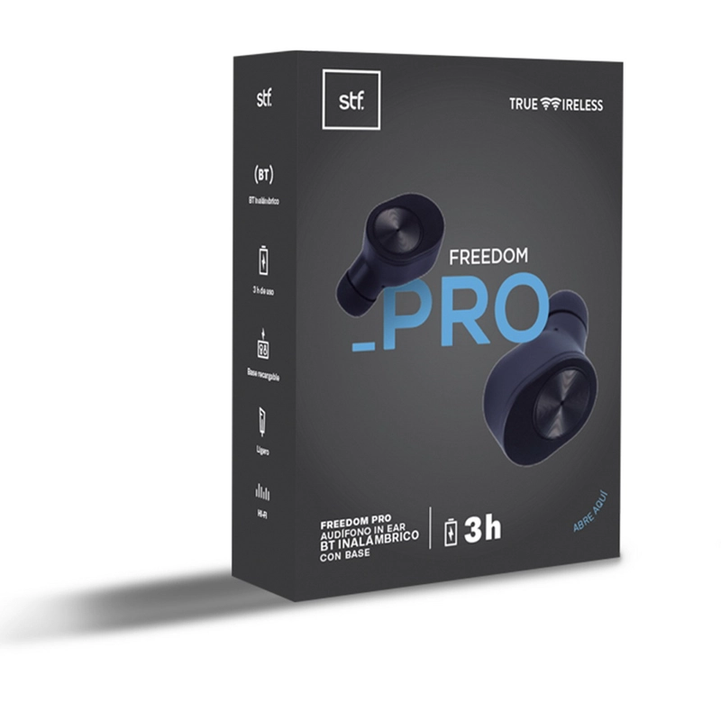 AUDÍFONOS STF TRUE WIRELESS FREEDOM BLUETOOTH NEGRO - 4