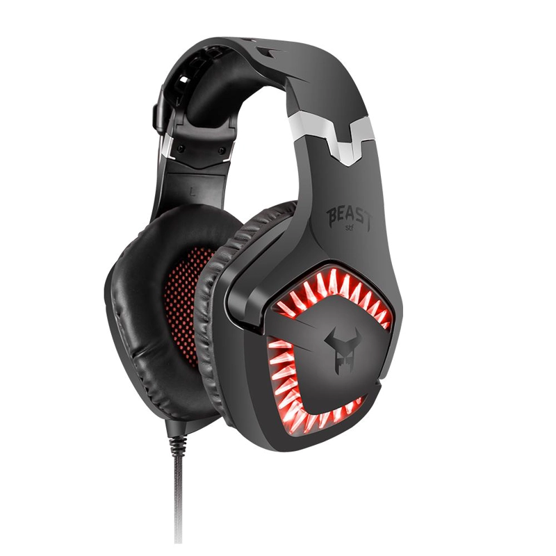 AUDÍFONOS GAMER STF HEADSET SFT MUSPELL ULTIMATE 7.1 VIBRA NEGRO - 3