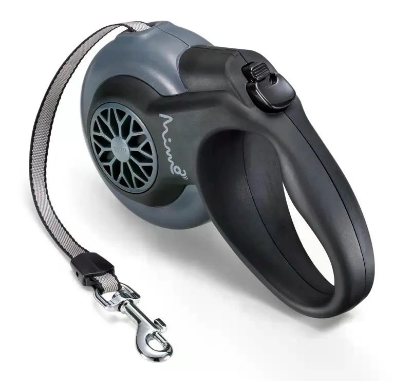 CORREA PERROS PP037 RETRAC ABS P 5 MT 12 KG MIMO GRIS - 4