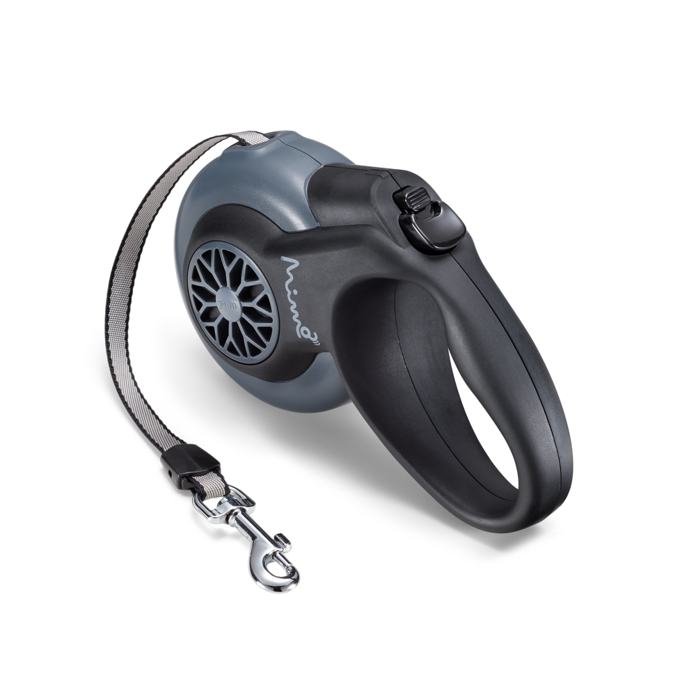 CORREA PERROS PP037 RETRAC ABS P 5 MT 12 KG MIMO GRIS - 4