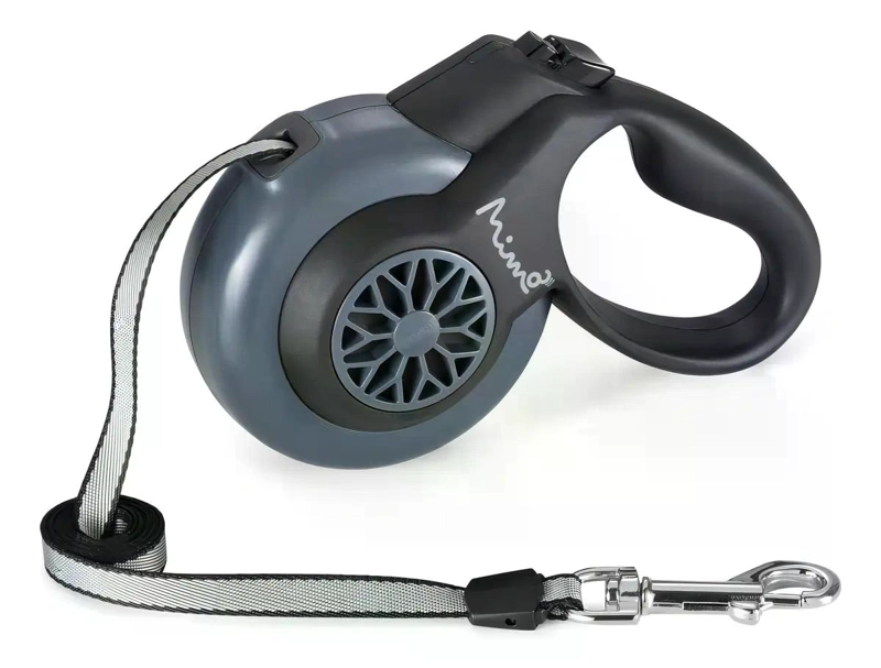 CORREA PERROS PP038 RETRAC ABS 5 MT 25 KG MIMO GRIS M - 1