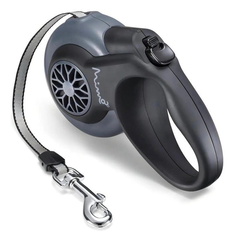 CORREA PERROS PP038 RETRAC ABS 5 MT 25 KG MIMO GRIS M - 2