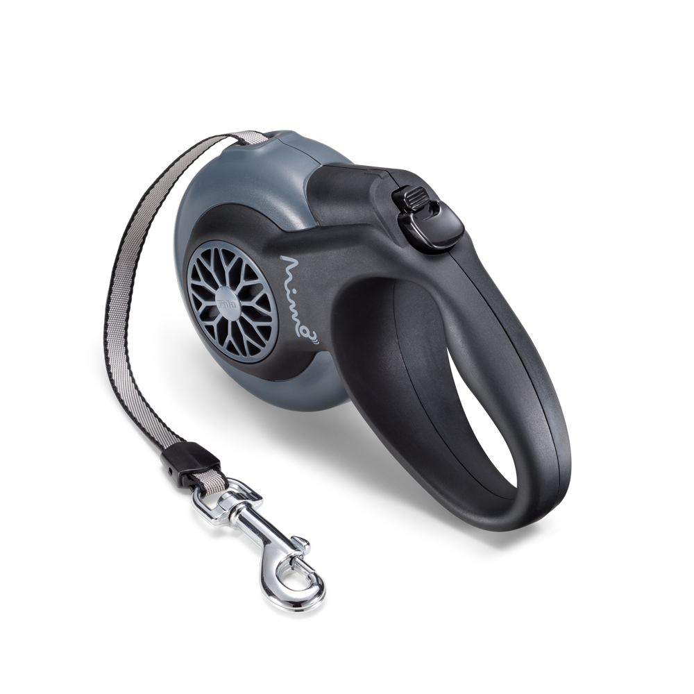 CORREA PERROS PP038 RETRAC ABS 5 MT 25 KG MIMO GRIS M - 4