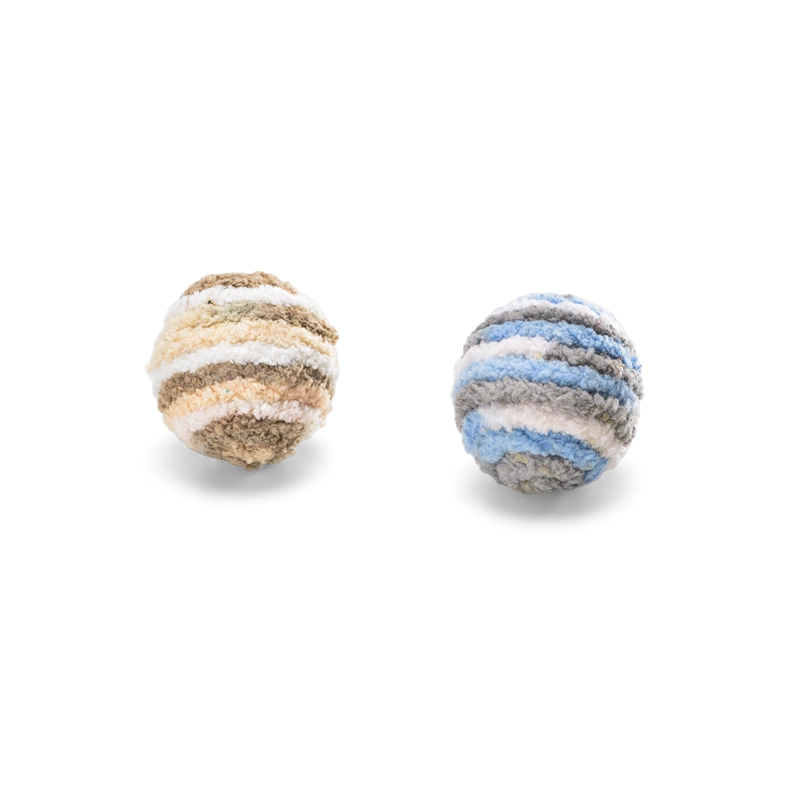 JUGUETE PARA GATO MIMO 2 PELOTITAS FIBRA NAT PP125 - 1