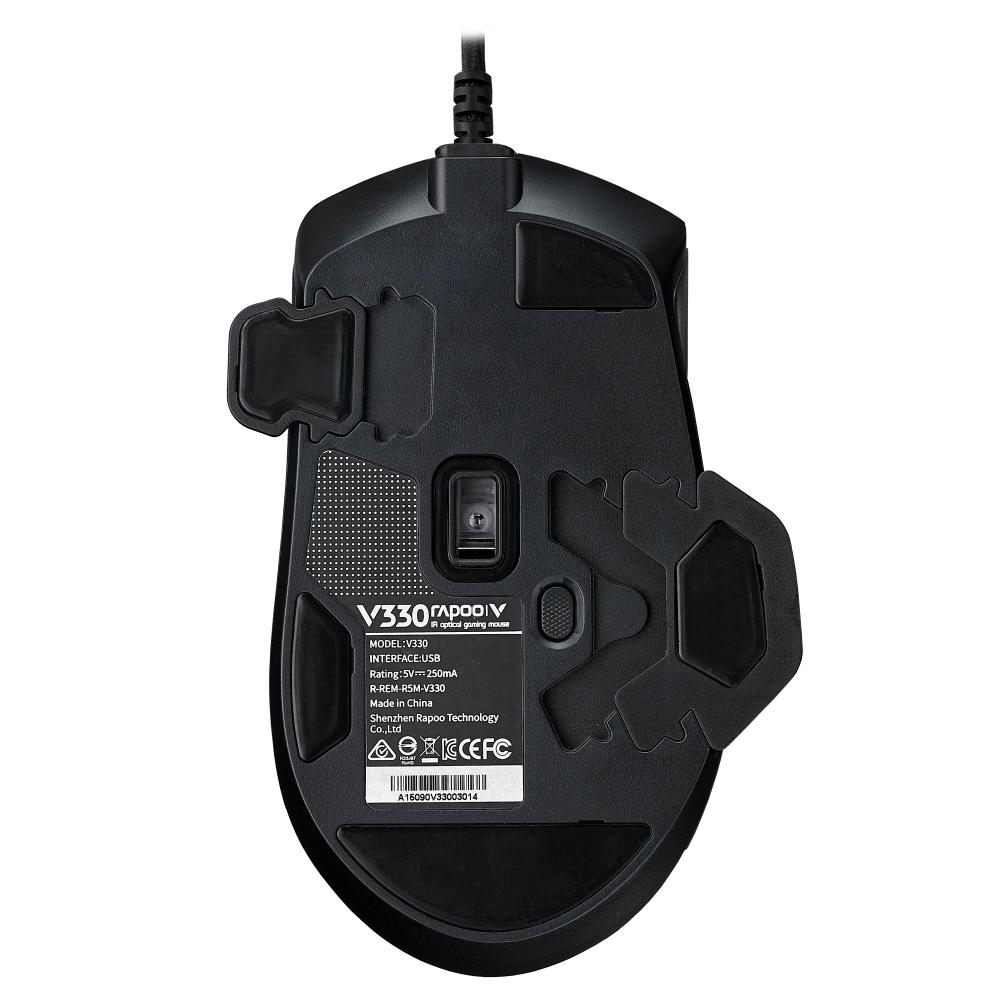 MOUSE RAPOO GAMER VPRO CON CABLE 6200DPI V33 RA023 - 6