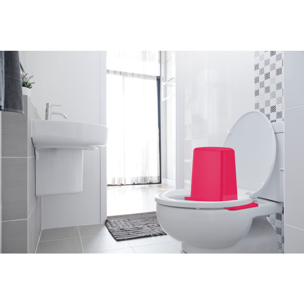 REDUCTOR MULTILASER ASIENTO WC SUPER POTTY MULTIKIDS BABY BB1058 ROSADO - 3