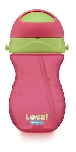 VASO FISHER PRICE BOMBILLA PLAYFUL 360 ML BB1019 ROSADO - 3