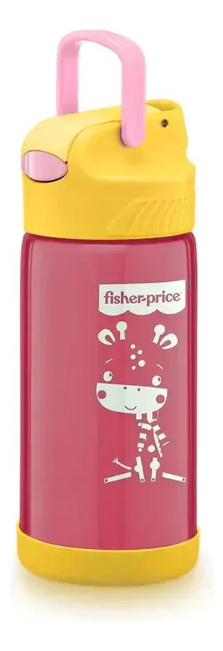 BOTELLA FISHER PRICE TERMICA 400 ML BB1023 ROSADO - 1