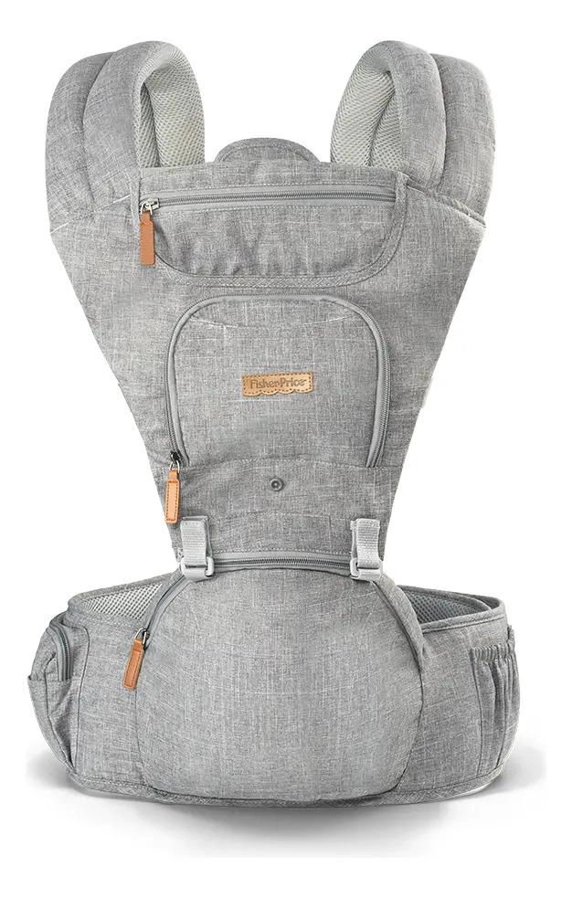 CANGURO FISHER PRICE PORTA BEBÉ BB312 GRIS - 1